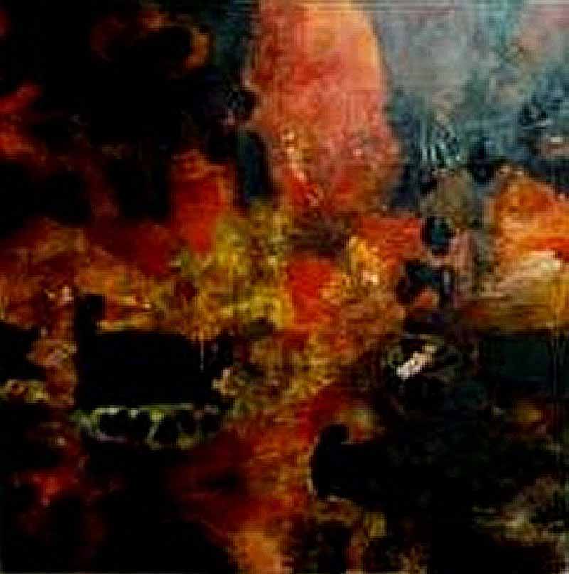 Red Cross, 24" x 24" (61 x 61 cm), Oil/Canvas, 1993