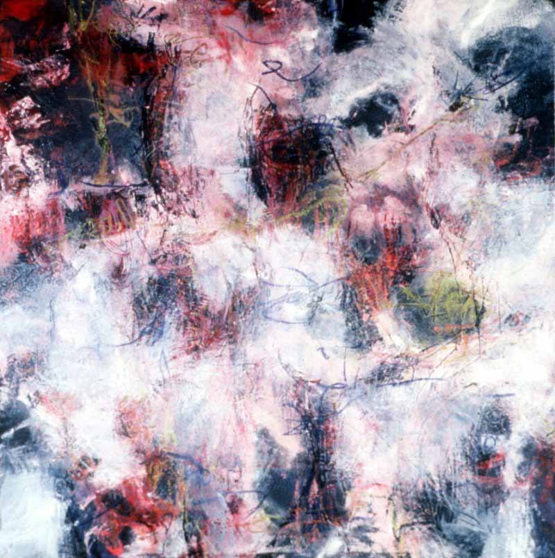 White Veil II, 24" x 24" (61 x 61 cm), Oil/Canvas, 1993